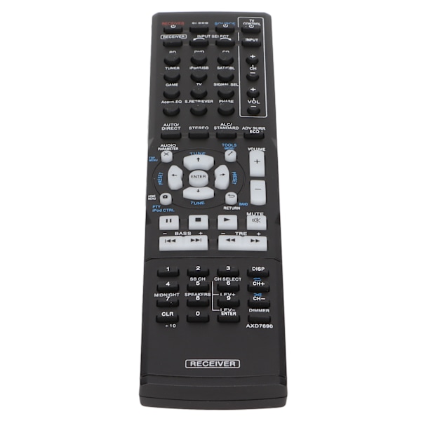 Ersättningsfjärrkontroll för Pioneer AXD7690 VSX323K VSX423 VSX‑322‑K VSX‑523‑K receiver 0.1