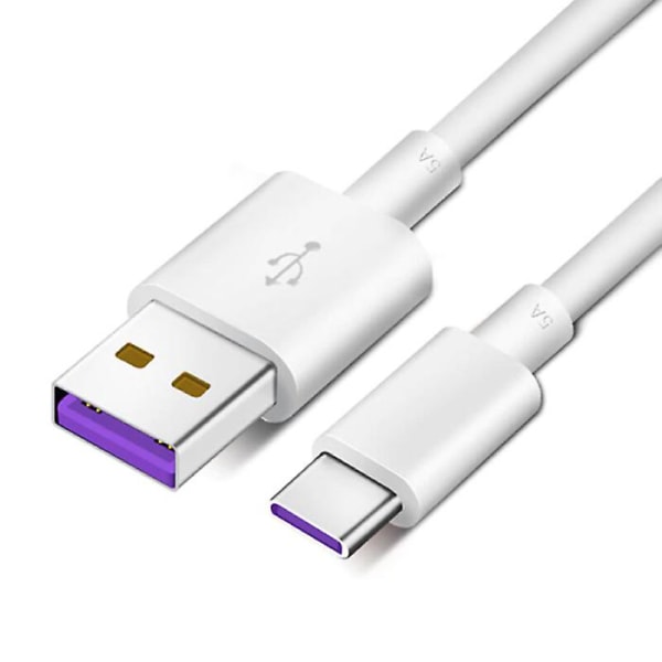 Huawei USB-C Laddningskabel 5A - Snabbladdning Laddare Datakabel Android 1 Meter