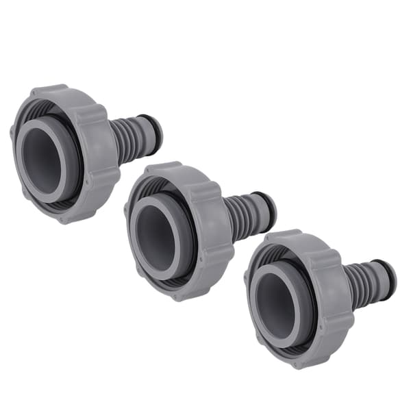 3 STK./Sælg Bestway P6H1419 Slangeadapter (Grå? 32 mm) Tilslutningsadapter
