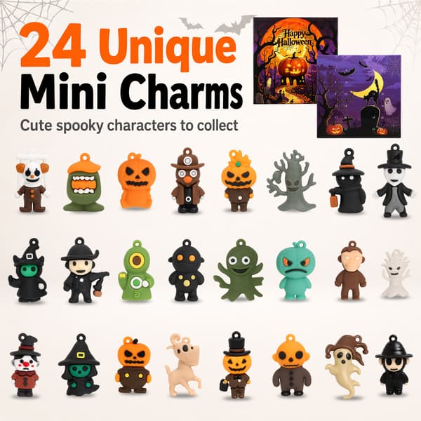 Halloween Blind Box Figur Nøglering Gavesæt Halloween gift box