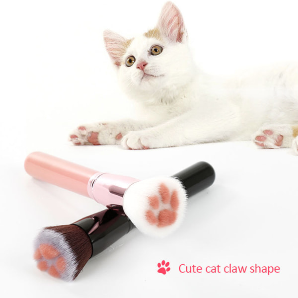 Cat's Claw Foundation Powder Blush Makeup Brush