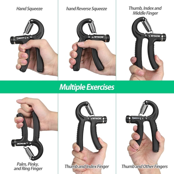 2-pack Handgreppsförstärkare, Greppförstärkare, Underarmsförstärkare