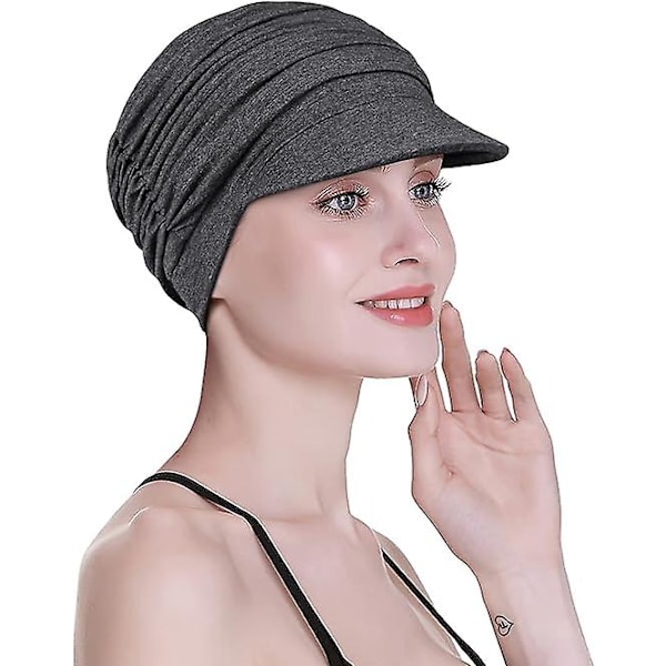 Myke hatter for kvinner med cellegiftbehandling, bambus baseballcaps, turbaner for hårtap