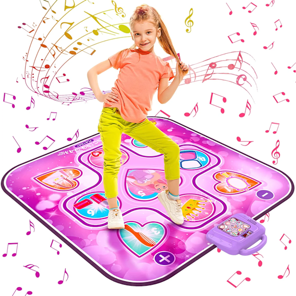 Musikalisk dansmatta för barn med 6 spellägen Princess