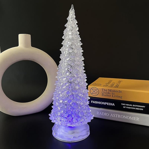 Premier batteridrevet farverigt lys juletræ
