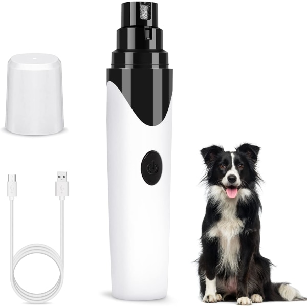 Hundnagelslipare, förbättrad nagelslipare för husdjur, supertyst, elektrisk D