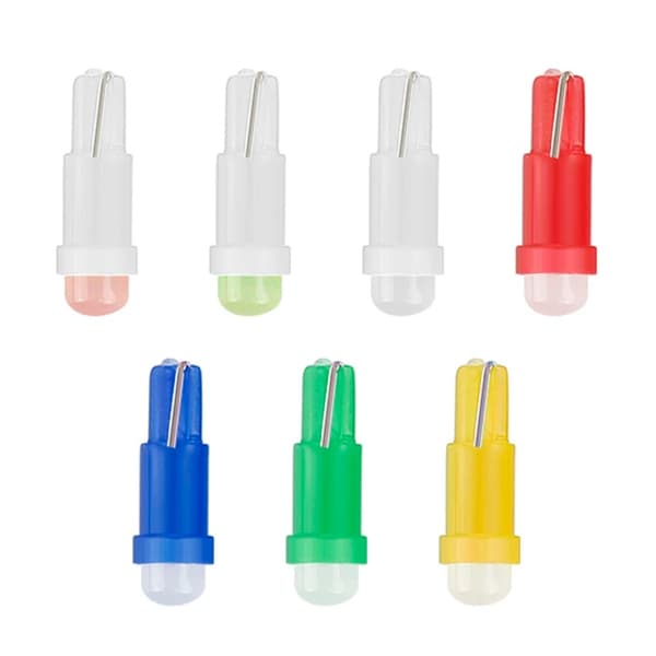 T5 LED Lys Instrumentpanel Lys BLÅ 20STK 20STK Blå Blue 20Pcs-20Pcs