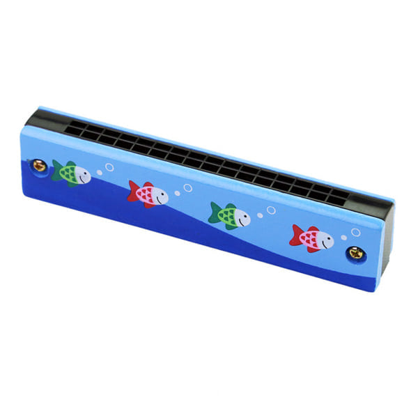 Munnspill 16 Hull Harp Aksentert C Diatonisk Harp for Toneart C Blues Jazz Munnorgel Harp Tidlig Utdanning Musikk Sinn Trening