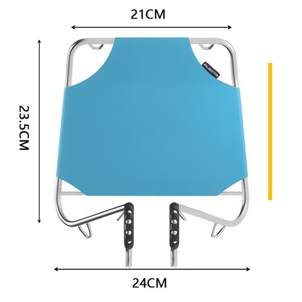 Avtakbart og praktisk sykkelstativ A White protective cover + blue
