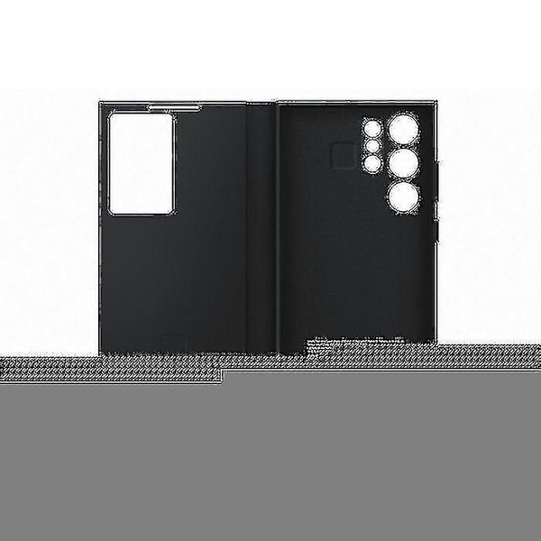 Officiel Samsung Galaxy S22 Ultra 5G Clear View Cover Case - Sort jst._xx
