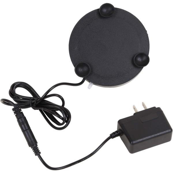 Akvarium boblelampe med LED luftpumpe for skilpaddedekorasjon