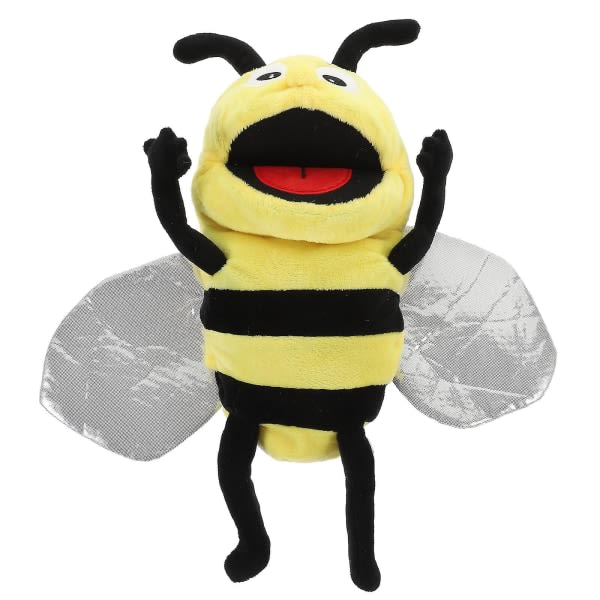 Pehmo sarjakuva mehiläinen käsinukke täytetty hyönteisten interaktiivinen teeskentelee leikkinukke