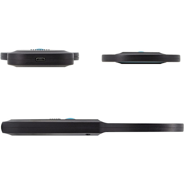 Pet Microchip Scanner, ISO11784(85)/FDX-B/EMID med 128 sæt datalagring Microchip-læser til dyr/kæledyr/hund/kat/gris (sort)