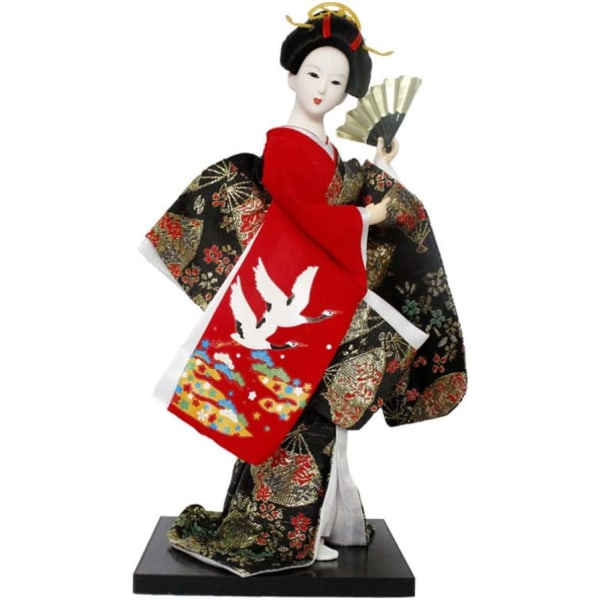 Geisha-nukkekoristeet Käsityöt Patsas Japanilainen hartsi Luova kansan etninen figuuri Lahja kotiin Kauppaan Toimistoon Makuuhuoneeseen Puutarhanhoitoon