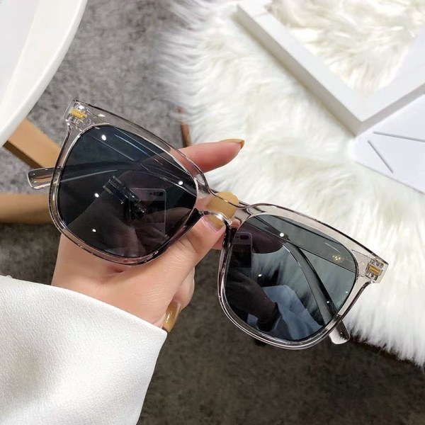 Summer Square Solbriller for Lady Mote Trendy Style Solbriller Vintage Shades Goggles UV400 Protection Streetwear Eyewear