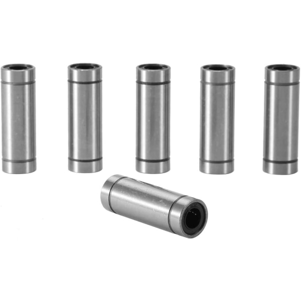 6 stk lineære kulelager LM8LUU dobbel forseglet ring for 8mm stang 3D-skriver CNC-deler 8*15*45mm
