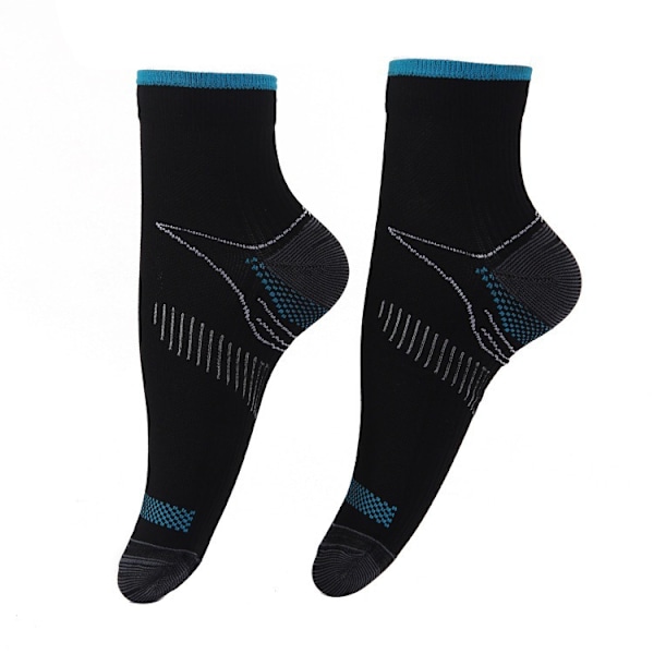 Par med elastiske kompresjonsstrømper for menn og kvinner L/XL(40-46)