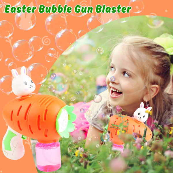 Påske boblemaskine, påske boblepistoler til børn påske boblemaskine
