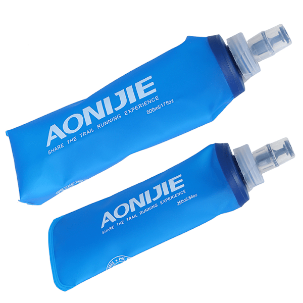 AONIJIE TPU Sammenleggbar Myk Vannflaske Sportsvannflaske for Løping 250 ml