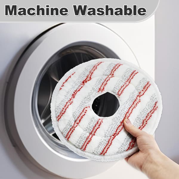Erstatningsmoppehoveder til Spin Mop-hoveder kompatible med Vileda Spin and Clean gulvmoppe og spand, genanvendelig og vaskbar mikrofibermoppe