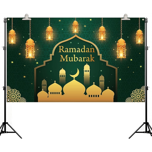 Ramadan Mubarak Bakgrund Banner Moské Islamisk Muslim Religiös Högtidsdekoration 5,9*3,9tum