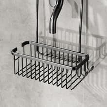Brusehylde uden boring, hængende brusehylde, shampooholder til bruser, brusekurv i rustfrit stål 30 x 13 x 8,5 cm