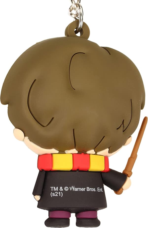 Harry Potter Gummi Nøglering Blød Gummi Nøglering Gave Q