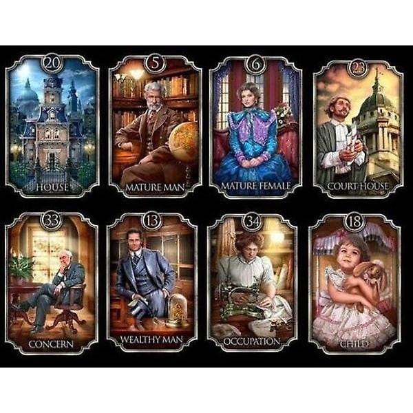 Fin de Siècle Kipper: Tarotkortdæk Engelsk Version Spådom Okkult Orakel - WELLNGS