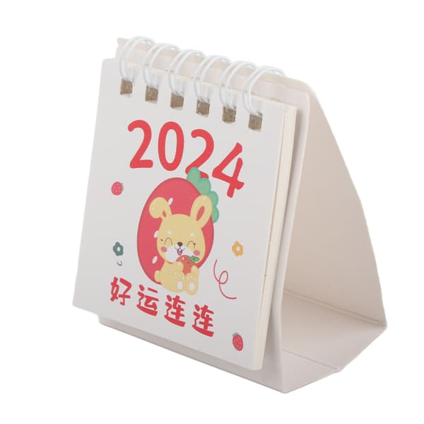 2024 Mini 3D Skrivebordskalender (Lykke til)