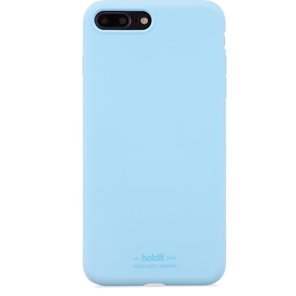 iPhone 7 Plus/8 Plus - holdit Silikon Mobilveske - Lyseblå Lyseblå_xx