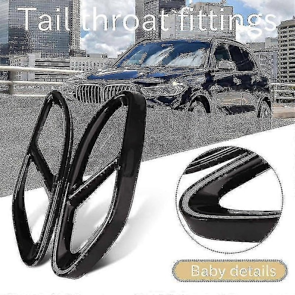 Kompatibel med Glc C Eclass W205 Coupe W213 W176 W246 2016-17 Biltillbehör Avgasrörsskydd - Perfekt