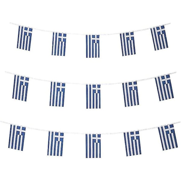 Greske flagg Greske små flaggremser Mini flagg vimpler dekorasjoner - Hellas -