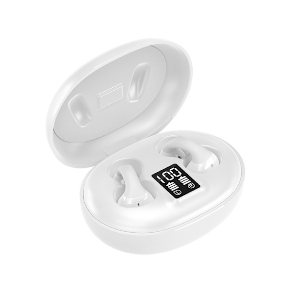 Kiinnitettävät avoimet kuulokkeet langattomat Bluetooth Air Bone Conduction_xx white