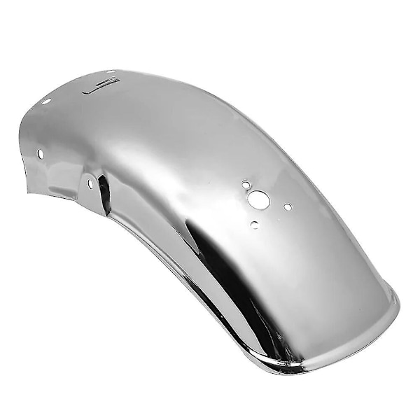Metall motorsykkel bakskjerm skjerm hjuldeksel for Harley Honda Suzuki Kawasaki Yamaha krom / svart