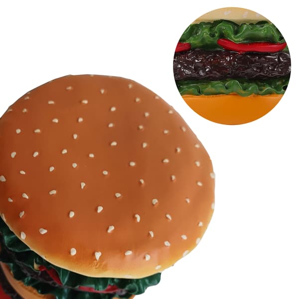 Hamburger sparegris sparebøsse myntboks for barn