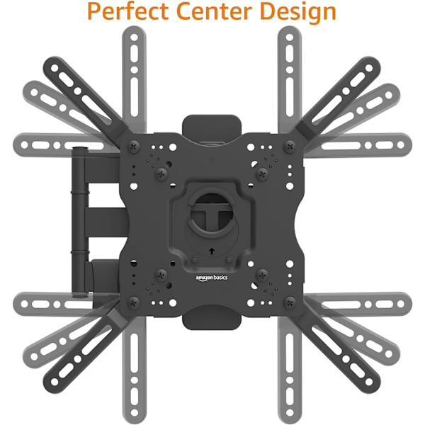 Fuld bevægelig TV-vægbeslag til 26\" til 55\" TV og fladskærme op til 80 lbs Fuld bevægelig TV-vægbeslag, sort