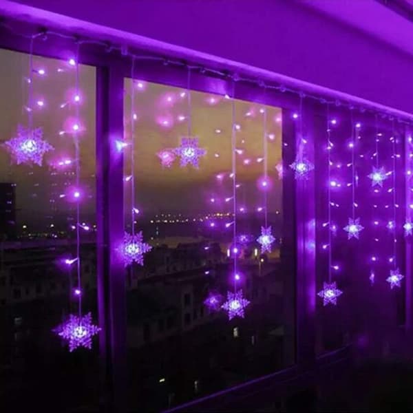 Lumihiutalevaloverho, 3.5M Valosarja 96 L