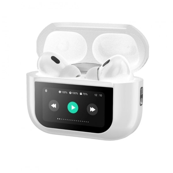 Bluetooth 5 Trådløse Hodetelefoner med HD-lyd, Trådløs Etui, IPX5 Vanntette In-Ear Hodetelefoner med Mikrofon for TV, Smarttelefon, Bærbar PC og S