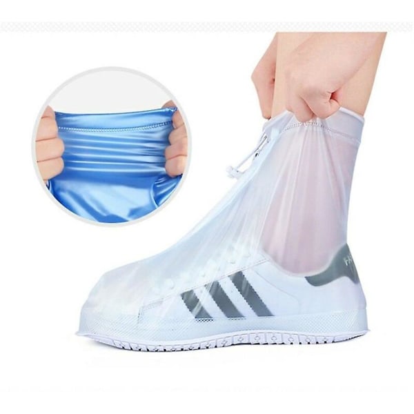 Vedenpitävä cover silikonimateriaali Unisex kengät suojat sadesaappaat sisäkäyttöön ulkokäyttöön