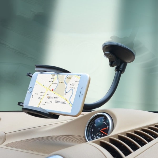 Matkapuhelinteline / Autonteline / Autonteline - Imurikuppi Musta