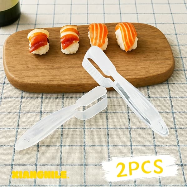 Sushi-formsett formet som skip, 2 stk. plastformer for DIY-sushilaging og matbokser Plastic