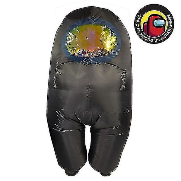 Oppustelig Børne-Rumdragt Oppustelig Kostume Voksen Halloween Varulv Kostume Sort black 155-195CM