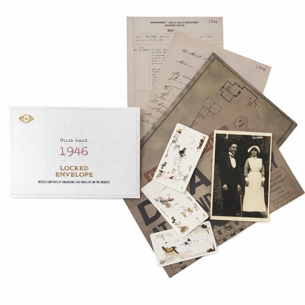 samling av brädspel för fester, escape rooms, 258-12 Midnight Crown Case