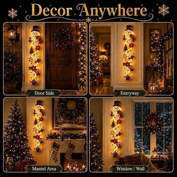 Lysende juleophæng DIY håndværkssæt, lysende juleophæng til hjemmet Angel