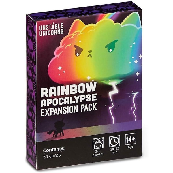 Instabil Enhörningar Rainbow Apocalypse Expansion Pack - Designad för att läggas till kortspel