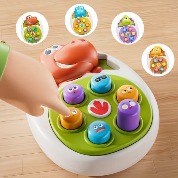 Dinosaur Strike Matchende Spill med Minnefunksjon Blue