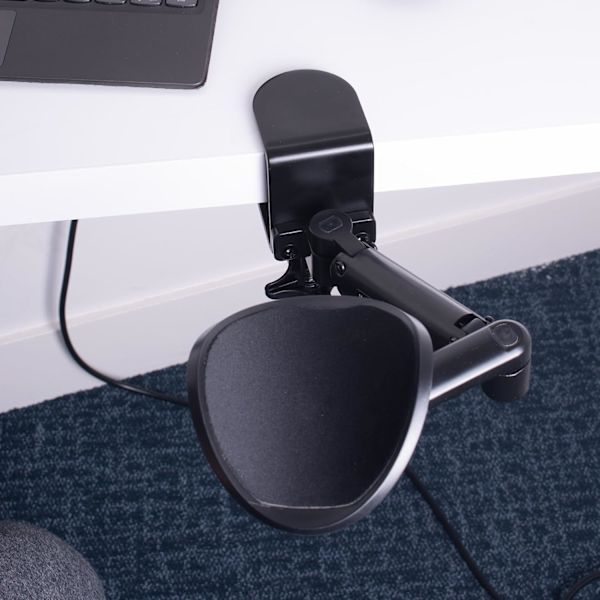 Ledat handledsstöd, ergonomiskt armstöd för skrivbord, kontorstillbehör och hemkontorstillbehör, justerbart handledsstöd