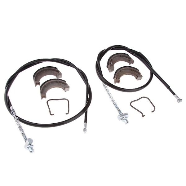 Bremsesko og bremsekabel foran og bak for Yamaha Pw Py 50 Py50 Pw50 Peewee50