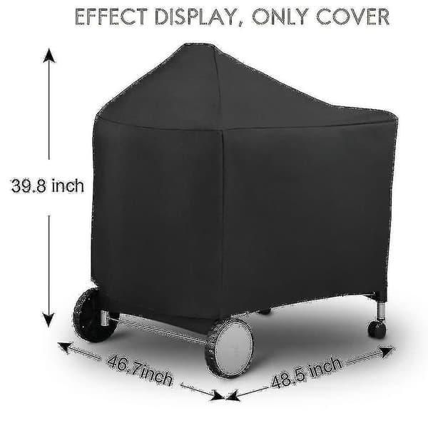 Weber 7152 vedenpitävä suojus musta 124x65x101cm