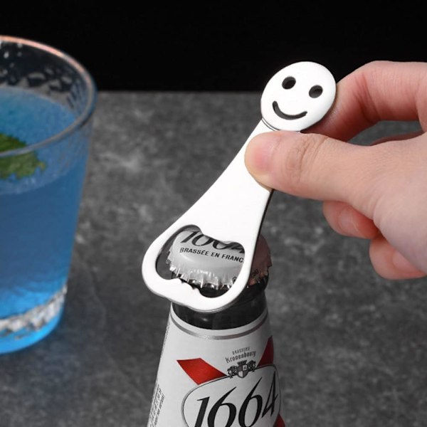 2-pack Flasköppnare, Rostfritt Stål Söt Ölöppnare för Kök, Bar och Restaurang